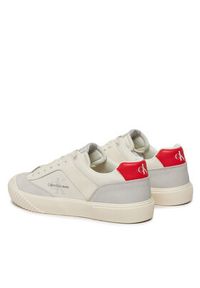 Calvin Klein Jeans Sneakersy Skater Vulc Low Mix Mg Btw YM0YM00916 Beżowy. Kolor: beżowy. Materiał: materiał #2