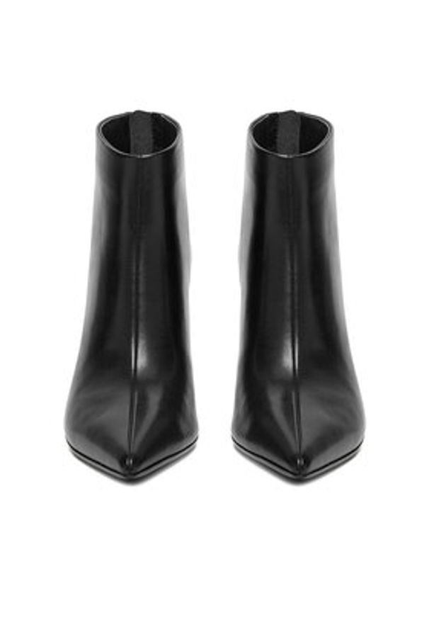 Eva Minge Botki EO-DEN-GLC6303-4-361 Czarny. Kolor: czarny. Materiał: skóra