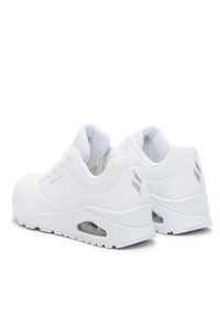 skechers - Skechers Sneakersy Uno-stand On Air 73690/W Biały. Kolor: biały. Materiał: skóra #5