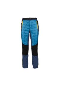 Bergson - Spodnie hybrydowe męskie Unsted1. Kolor: niebieski, wielokolorowy, czarny. Sezon: lato. Sport: turystyka piesza #1