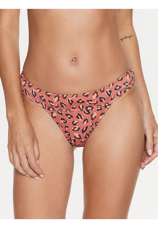Dół od bikini Billabong. Kolor: brązowy. Materiał: syntetyk