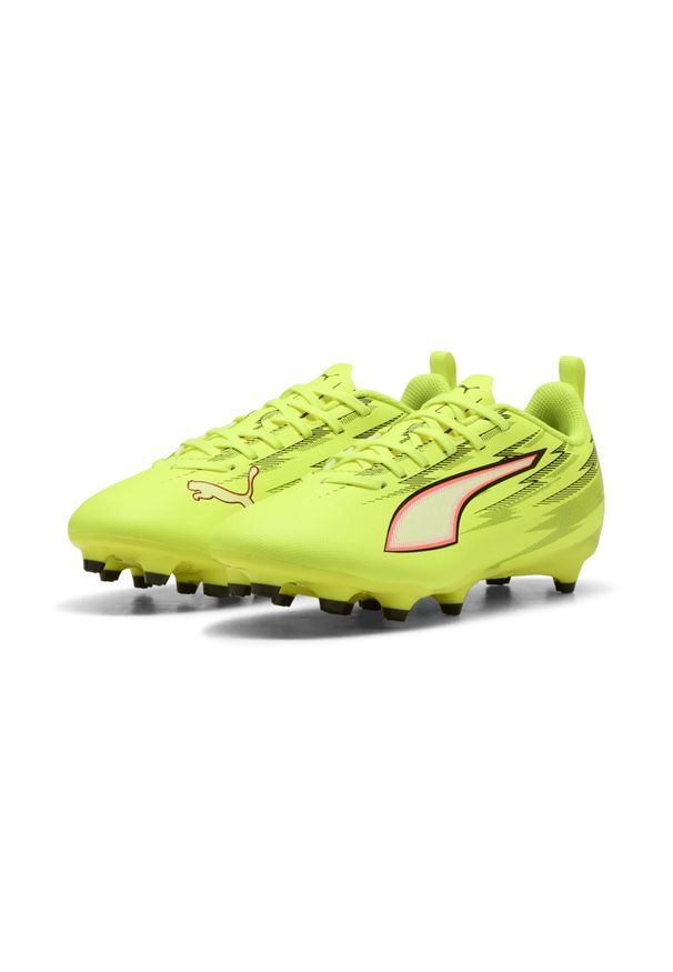 Puma - Młodzieżowe buty piłkarskie ULTRA 6 PLAY FG/AG PUMA. Kolor: czerwony, żółty, wielokolorowy, czarny. Szerokość cholewki: normalna. Sport: piłka nożna