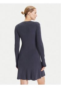 Calvin Klein Jeans Sukienka codzienna LV047D307G Granatowy Slim Fit. Okazja: na co dzień. Kolor: niebieski. Materiał: bawełna. Typ sukienki: proste. Styl: casual