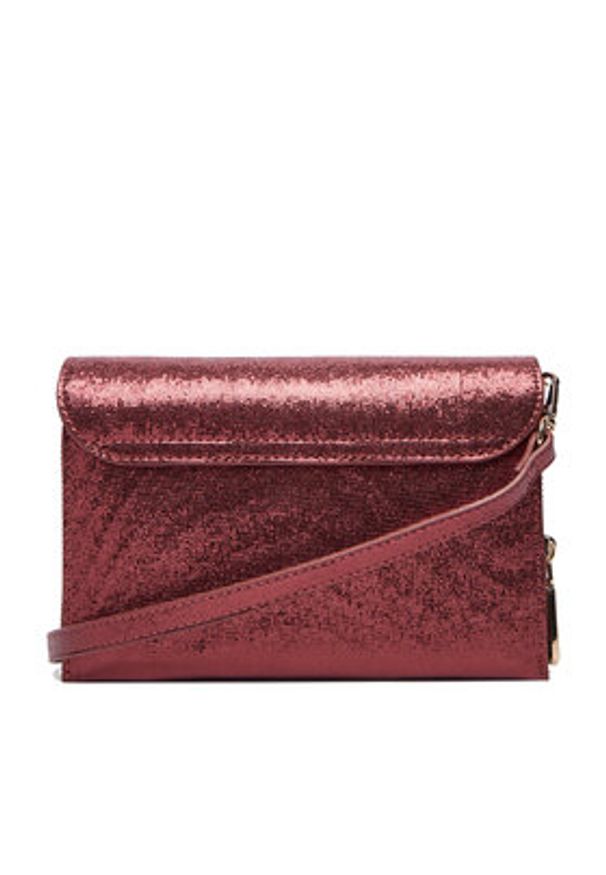 VALENTINO - Valentino Torebka Ember VBS9IE17GLI Bordowy. Kolor: czerwony. Materiał: skórzane