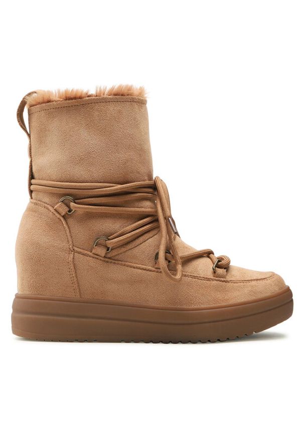 Jenny Fairy Botki WS5829-03 Brązowy. Kolor: brązowy. Materiał: materiał