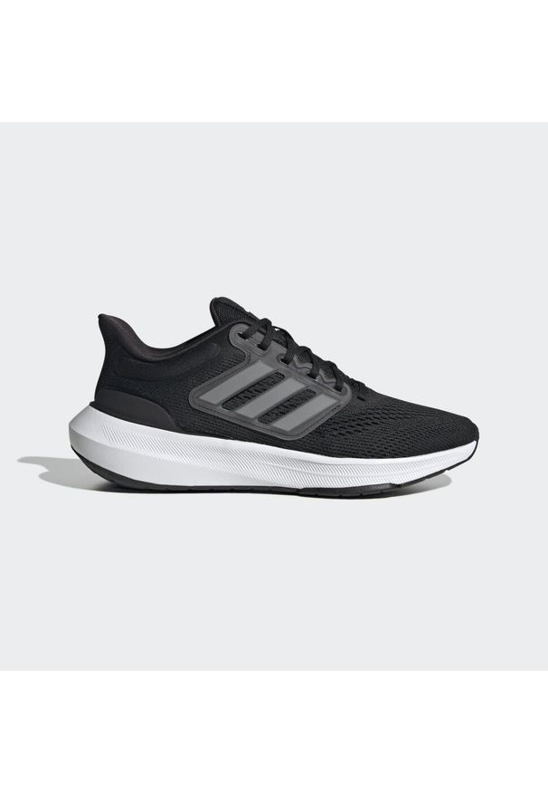 Adidas - Buty Ultrabounce. Kolor: czarny, biały, wielokolorowy. Materiał: materiał. Sport: turystyka piesza