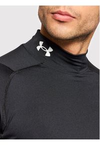 Under Armour Koszulka techniczna HeatGear® Mock 1369606 Czarny Skinny Fit. Kolor: czarny. Materiał: syntetyk #3
