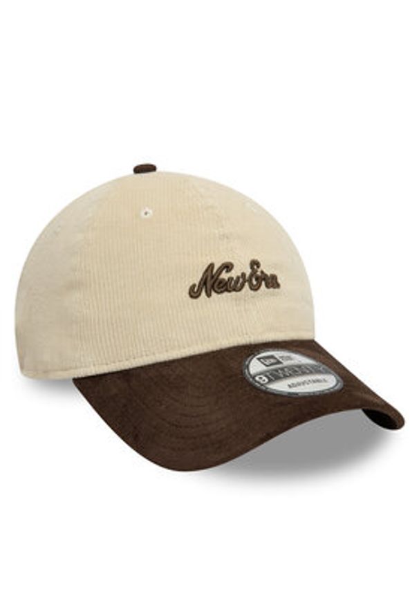New Era Czapka z daszkiem Premium Cord 9Twenty 60595315 Beżowy. Kolor: beżowy. Materiał: materiał, bawełna