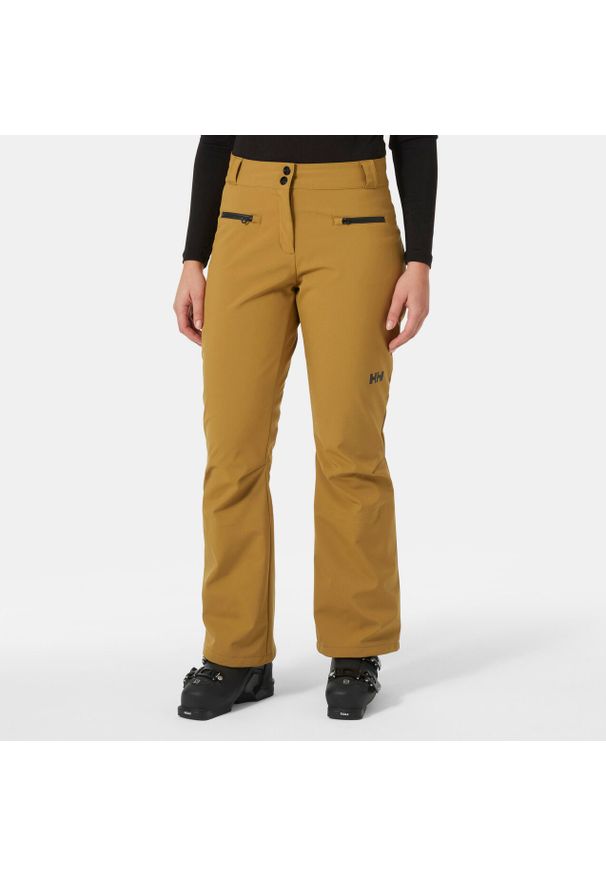 Spodnie narciarskie dla kobiet Helly Hansen Bellissimo 2. Kolor: brązowy. Sezon: zima. Sport: narciarstwo