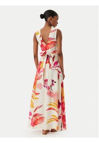 LOLA CASADEMUNT Sukienka wieczorowa MS2616016 Kremowy Regular Fit. Kolor: kremowy. Materiał: wiskoza. Styl: wizytowy #2