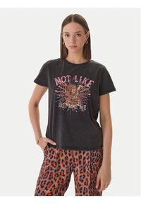 LOLA CASADEMUNT T-Shirt MS2615050 Czarny Regular Fit. Kolor: czarny. Materiał: bawełna #1