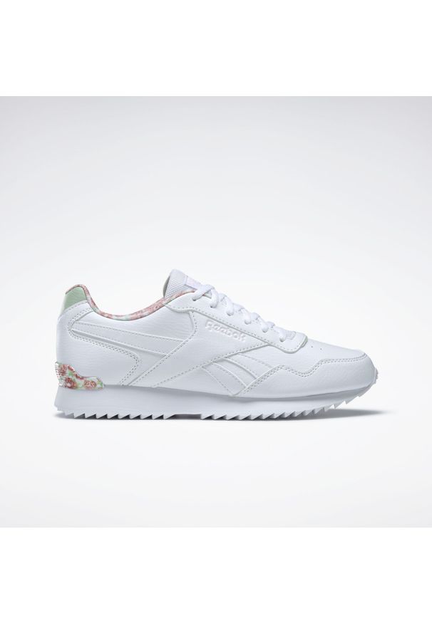 Buty do chodzenia damskie Reebok Royal Glide. Zapięcie: sznurówki. Kolor: biały, różowy, wielokolorowy. Materiał: syntetyk, materiał. Szerokość cholewki: normalna. Model: Reebok Royal. Sport: turystyka piesza