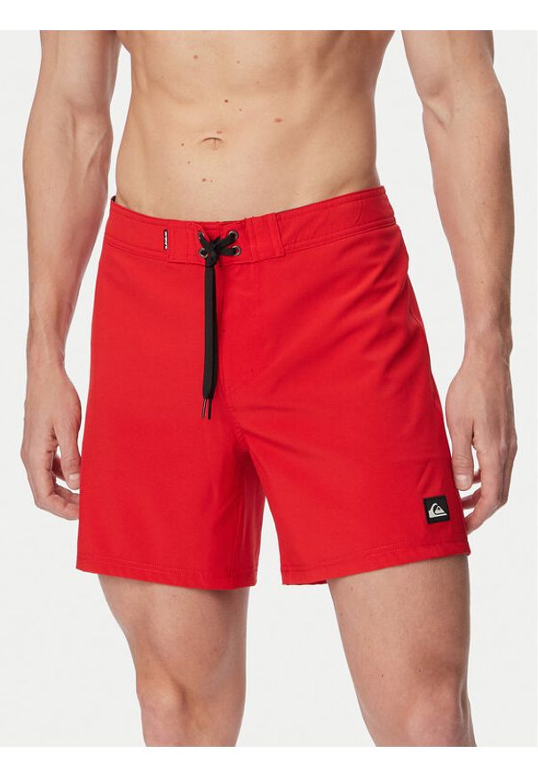 Quiksilver Szorty kąpielowe Surfsilk Kaimana 16 EQYBS04891 Czerwony Regular Fit. Kolor: czerwony. Materiał: syntetyk