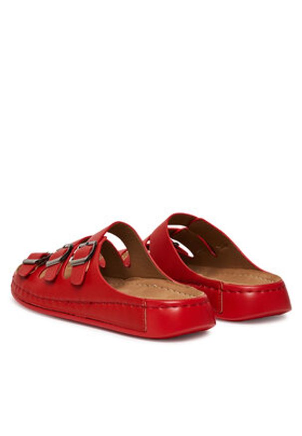 Clara Barson Klapki WFA3730-1 Czerwony. Kolor: czerwony. Materiał: materiał, syntetyk