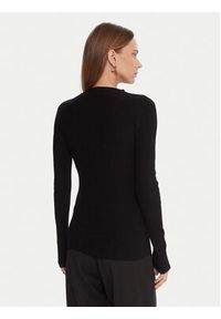 Kontatto Sweter 3M0809C Czarny Slim Fit. Kolor: czarny. Materiał: syntetyk #5
