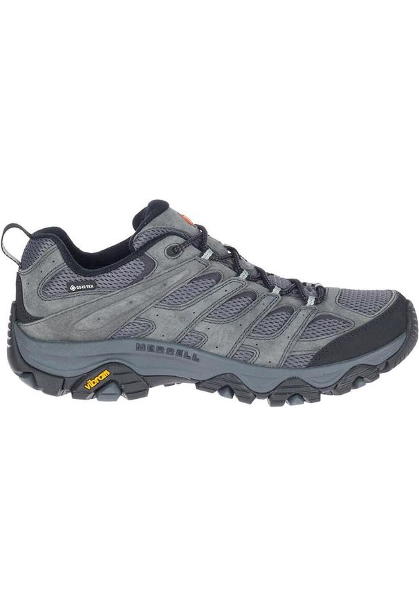 Buty Trekkingowe Męskie Merrell Moab 3 Gore-Tex. Kolor: szary. Materiał: skóra. Szerokość cholewki: normalna. Technologia: Gore-Tex