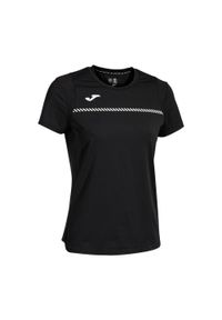 Koszulka tenisowa damska Joma Smash. Kolor: czarny. Sport: tenis #1