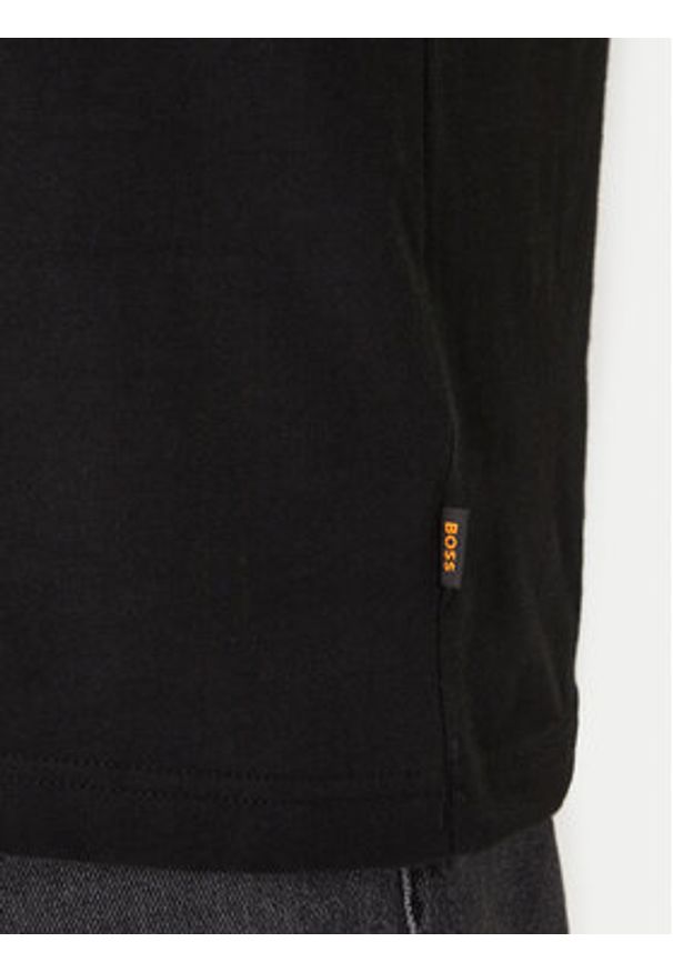 BOSS T-Shirt Dobermann 50558965 Czarny Regular Fit. Kolor: czarny. Materiał: bawełna
