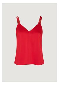 Morgan Top 242-OLAFI Koralowy Regular Fit. Kolor: pomarańczowy. Materiał: syntetyk #4