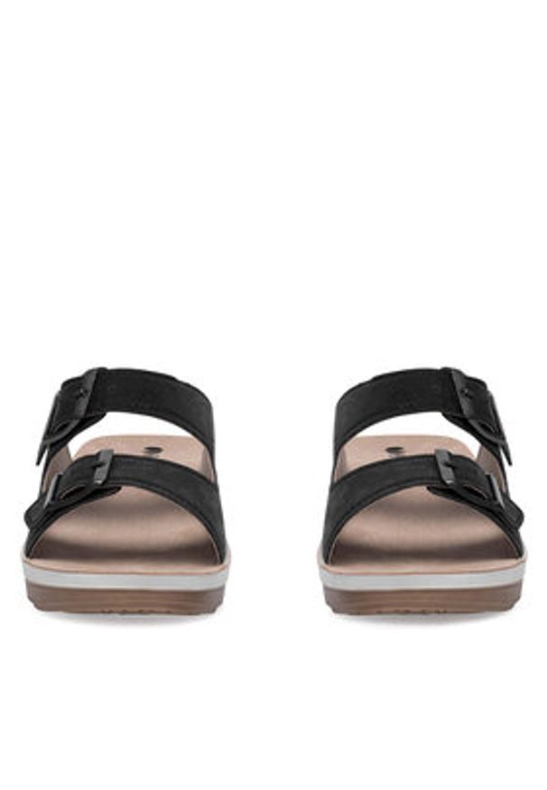 Inblu Klapki FT020400 Czarny. Kolor: czarny. Materiał: syntetyk