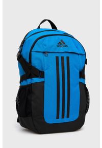 Adidas - adidas plecak HC7261 duży wzorzysty. Kolor: niebieski. Materiał: materiał #4