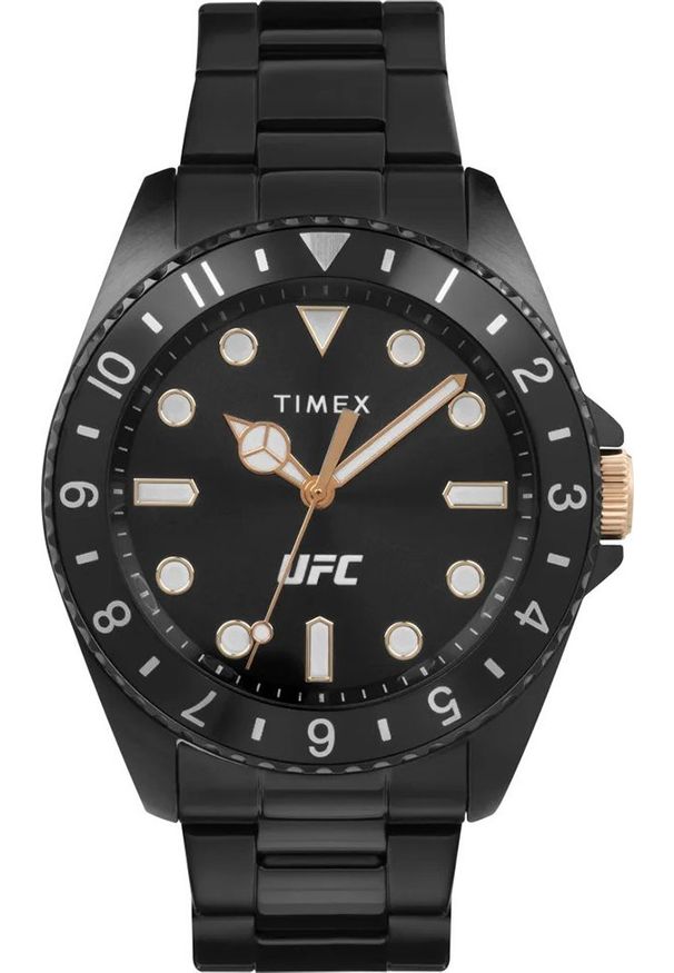 Zegarek Timex Zegarek męski Timex TW2V56800 czarny. Kolor: czarny