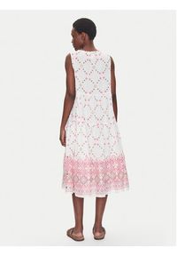 Iconique Sukienka letnia IC25-036 Biały Regular Fit. Kolor: biały. Materiał: bawełna. Sezon: lato #3