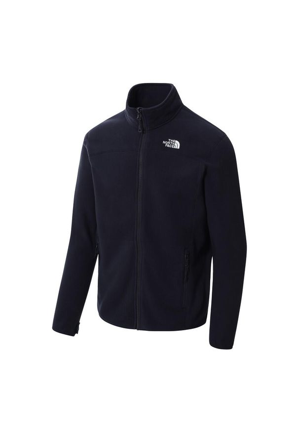 Polar turystyczny męski The North Face M 100 Glacier. Kolor: wielokolorowy, niebieski, czarny. Materiał: polar. Sport: turystyka piesza