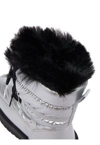 DeeZee Śniegowce HY002-1 Srebrny. Kolor: srebrny. Materiał: materiał, syntetyk #7