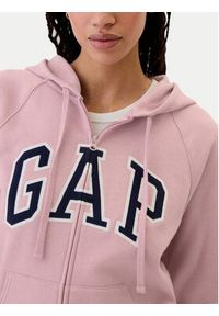 GAP - Gap Bluza 463503-48 Różowy Regular Fit. Kolor: różowy. Materiał: bawełna