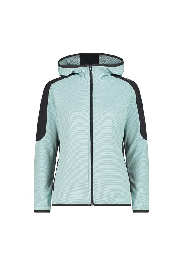 Bluza damska turystyczna CMP 34G1516. Kolor: niebieski. Styl: sportowy. Sport: turystyka piesza
