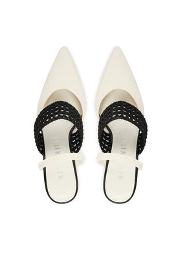 Hispanitas Czółenka HV264779 C001 Beżowy. Kolor: beżowy. Materiał: skóra