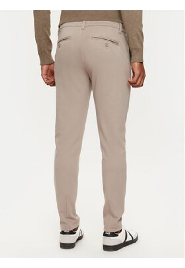 Only & Sons Chinosy 22010209 Khaki Regular Fit. Kolor: brązowy. Materiał: syntetyk