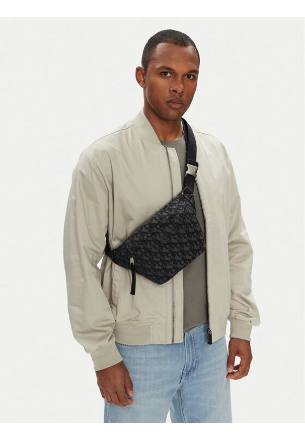 Calvin Klein Jeans Nerka Unstructured Monogram Waistbag LV04G3177G Czarny. Kolor: czarny. Materiał: materiał