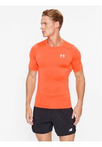 Under Armour T-Shirt Ua Hg Armour Comp Ss 1361518 Czerwony Compression Fit. Kolor: czerwony. Materiał: syntetyk #1