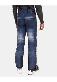 Męskie softshellowe spodnie narciarskie Kilpi JEANSO-M. Kolor: niebieski. Materiał: jeans, softshell. Sport: narciarstwo