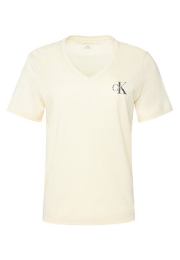 Calvin Klein Jeans Komplet t-shirtów LV047C906G Żółty jasny Regular Fit. Kolor: żółty. Materiał: bawełna