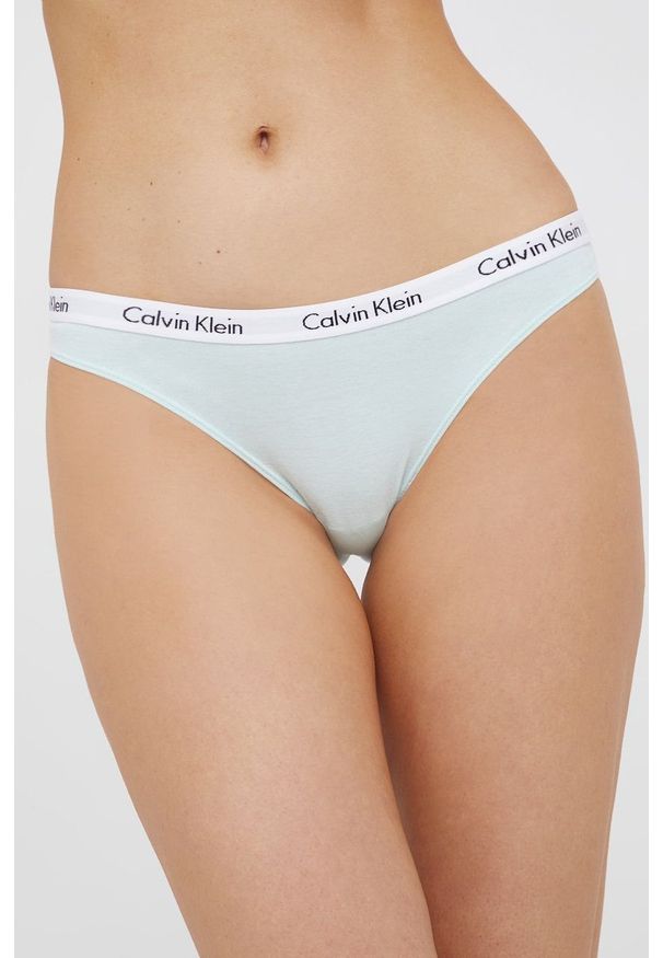 Calvin Klein Underwear Figi (3-PACK) kolor niebieski. Kolor: niebieski