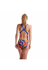 Strój Kąpielowy Speedo Digital Powerback – Czerwony/Niebieski – Rozmiar 28. Kolor: czerwony, niebieski, wielokolorowy. Wzór: kolorowy