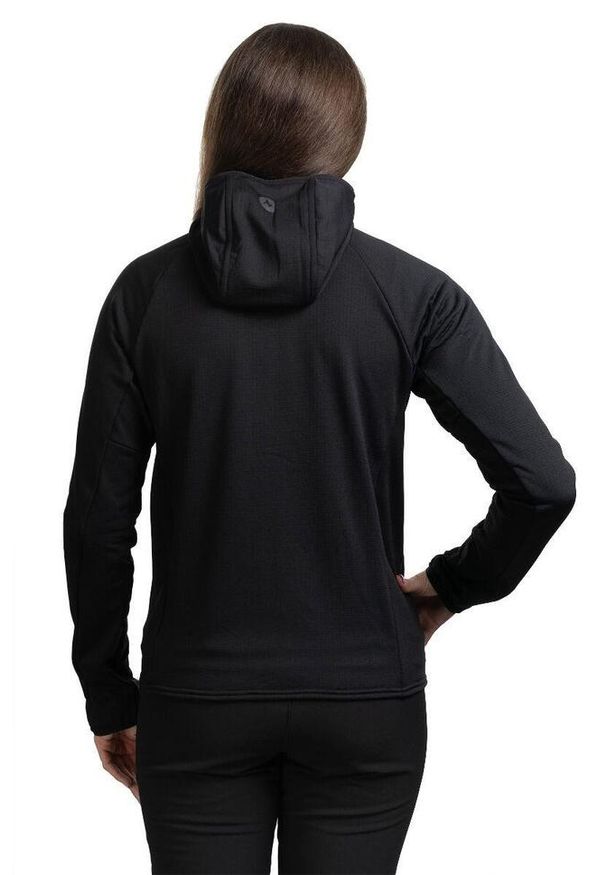 Marmot - Bluza wspinaczkowa damska Leconte Fleece Hoody Women. Typ kołnierza: kaptur. Kolor: czarny