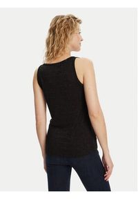 Morgan Top 251-DIDOA Czarny Slim Fit. Kolor: czarny. Materiał: wiskoza #5