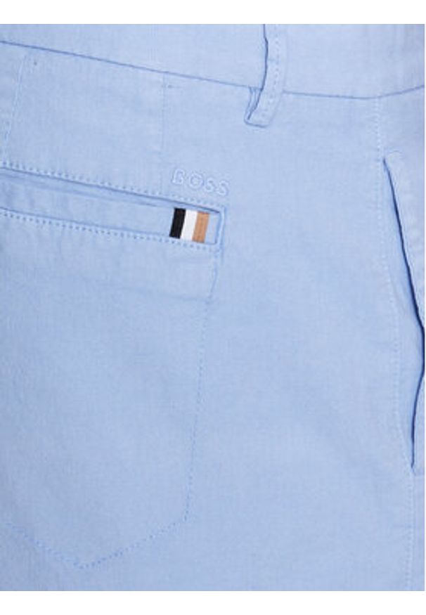 BOSS - Boss Szorty materiałowe 50490563 Niebieski Regular Fit. Kolor: niebieski. Materiał: bawełna