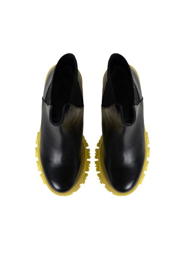 Patrizia Pepe Botki | CY9814L011 | Kobieta | Czarny. Zapięcie: bez zapięcia. Kolor: czarny. Materiał: skóra. Szerokość cholewki: normalna. Styl: elegancki