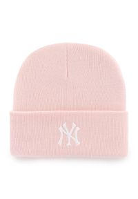 Czapka zimowa turystyczna uniseks 47 Brand New York Yankees. Kolor: różowy. Sezon: zima