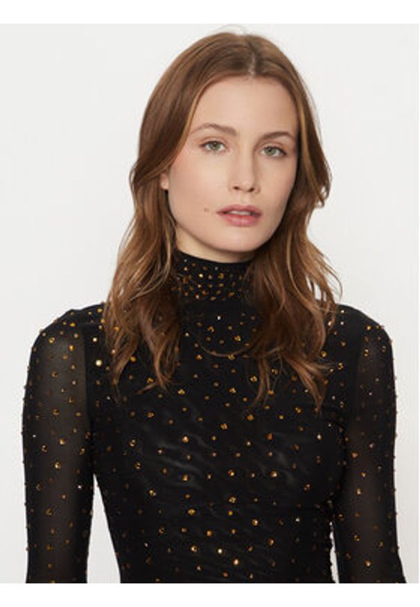 Marciano Guess Sukienka 171285 Czarny Classic Fit. Kolor: czarny. Materiał: syntetyk