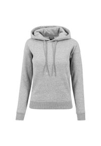 Urban Classics - Bluza damska z kapturem Urban Classic basic côtelés. Typ kołnierza: kaptur. Kolor: szary #1