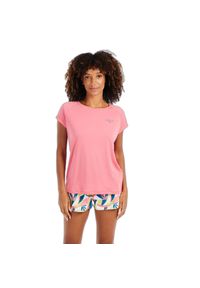 Koszulka damska Protest Happy. Kolor: różowy. Sezon: lato #1