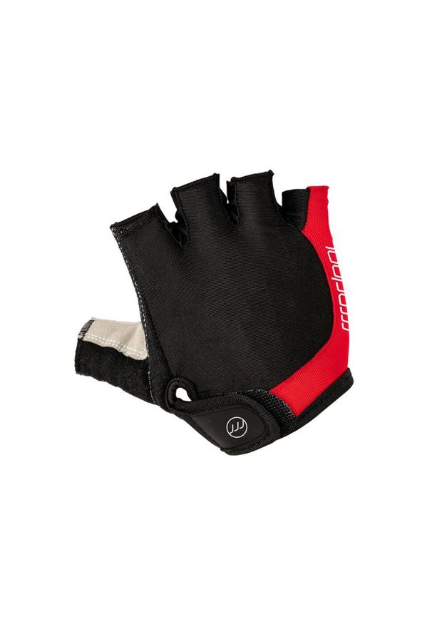 MADANI - Rękawiczki rowerowe unisex madani krótkie TIGER`S PAW. Kolor: czerwony