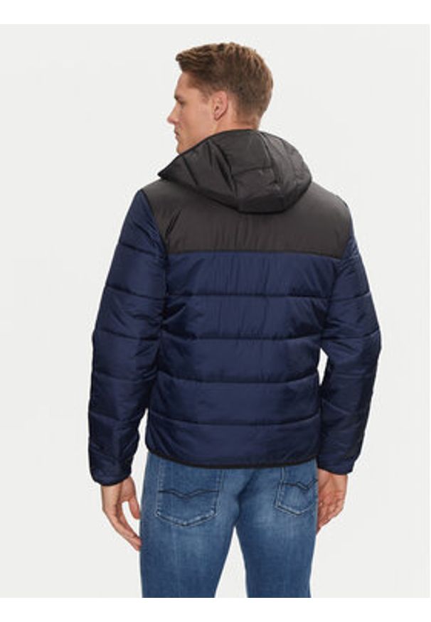 Lacoste Kurtka przejściowa BH6763 Granatowy Regular Fit. Kolor: niebieski. Materiał: syntetyk
