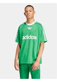 Adidas - adidas T-Shirt adicolor IM9457 Zielony Loose Fit. Kolor: zielony. Materiał: syntetyk